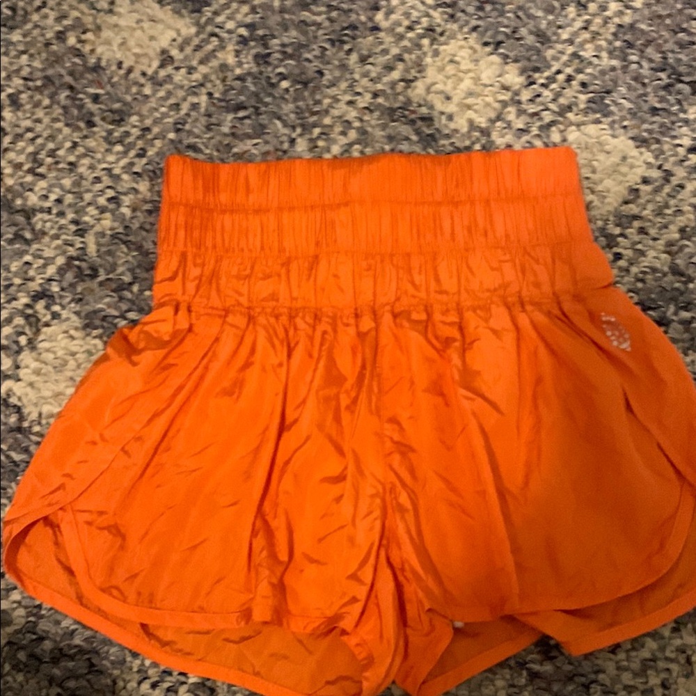 Free People Orange “The Way Home” Shorts